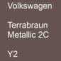 Preview: Volkswagen, Terrabraun Metallic 2C, Y2.